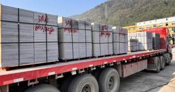 榆林 芝麻灰地铺石出货日常