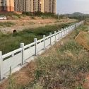 榆林 白麻河道栏杆效果展示图