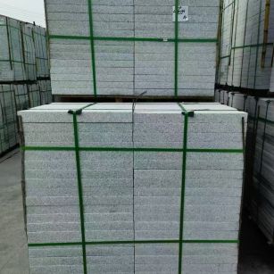 榆林 芝麻白火烧，园林广场市政工程地铺石，1.8~5.0厚均有现货