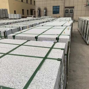 榆林 白麻花岗岩5.0公分荔枝面地铺石