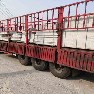 榆林 白麻荔枝面外墙干挂，工厂装车日常