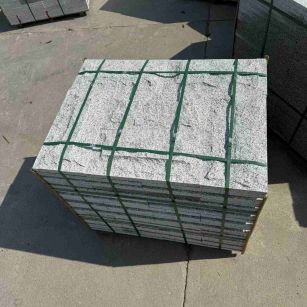 榆林 白麻花岗岩石材自然面蘑菇石成品