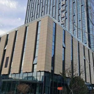 榆林 黄金麻花岗岩外墙干挂