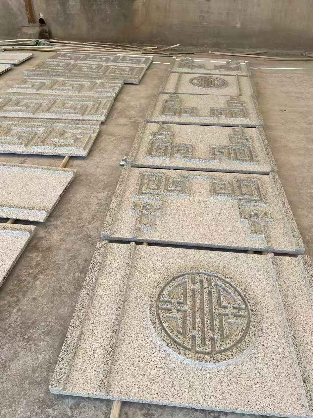 榆林 白麻花岗岩外墙立面雕刻板