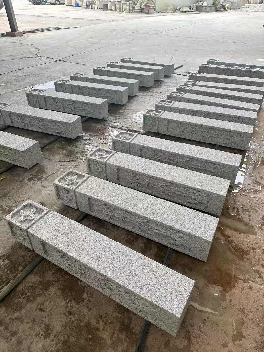 榆林 白麻方柱雕花防水