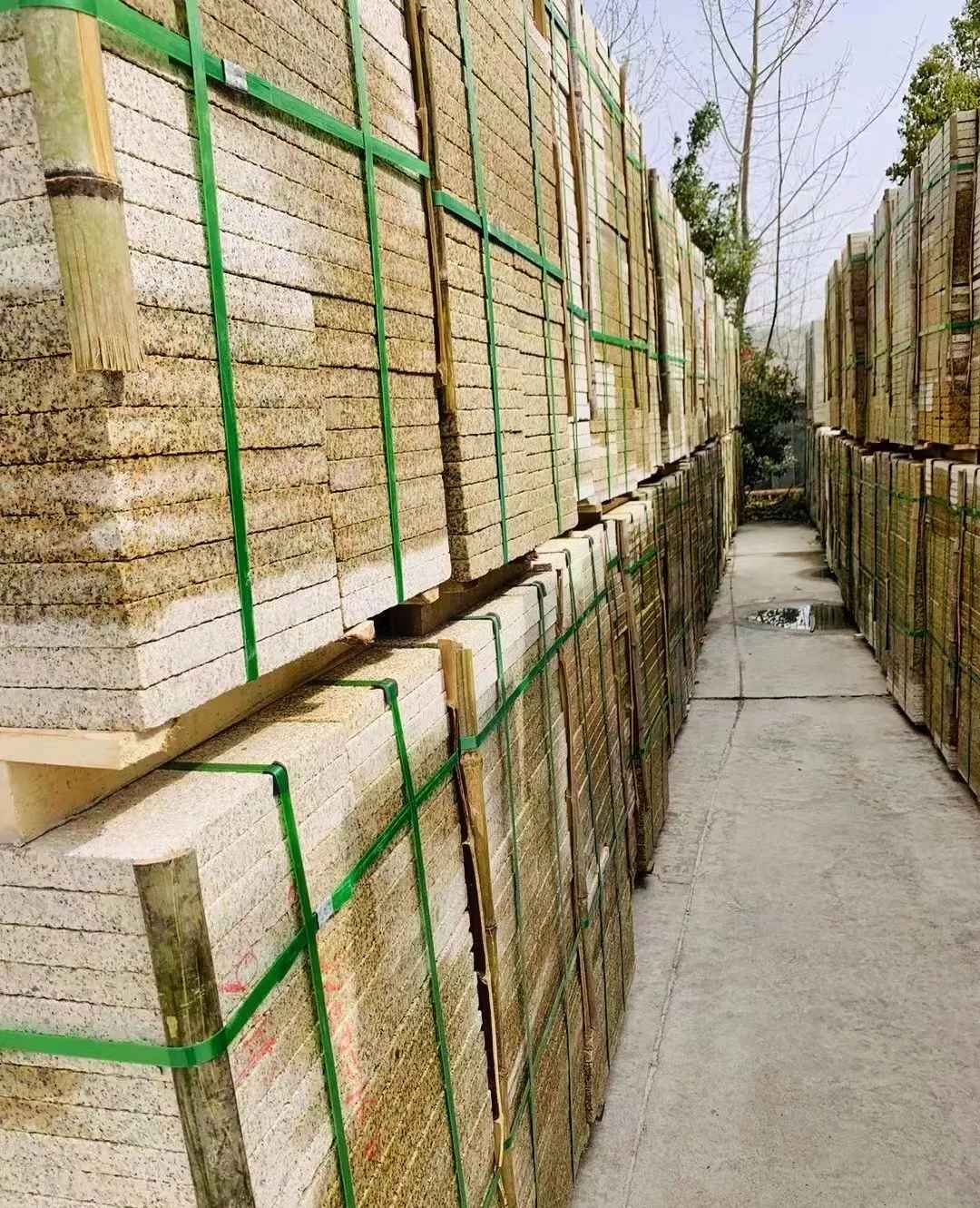 榆林 黄金麻花岗岩荔枝面地铺石