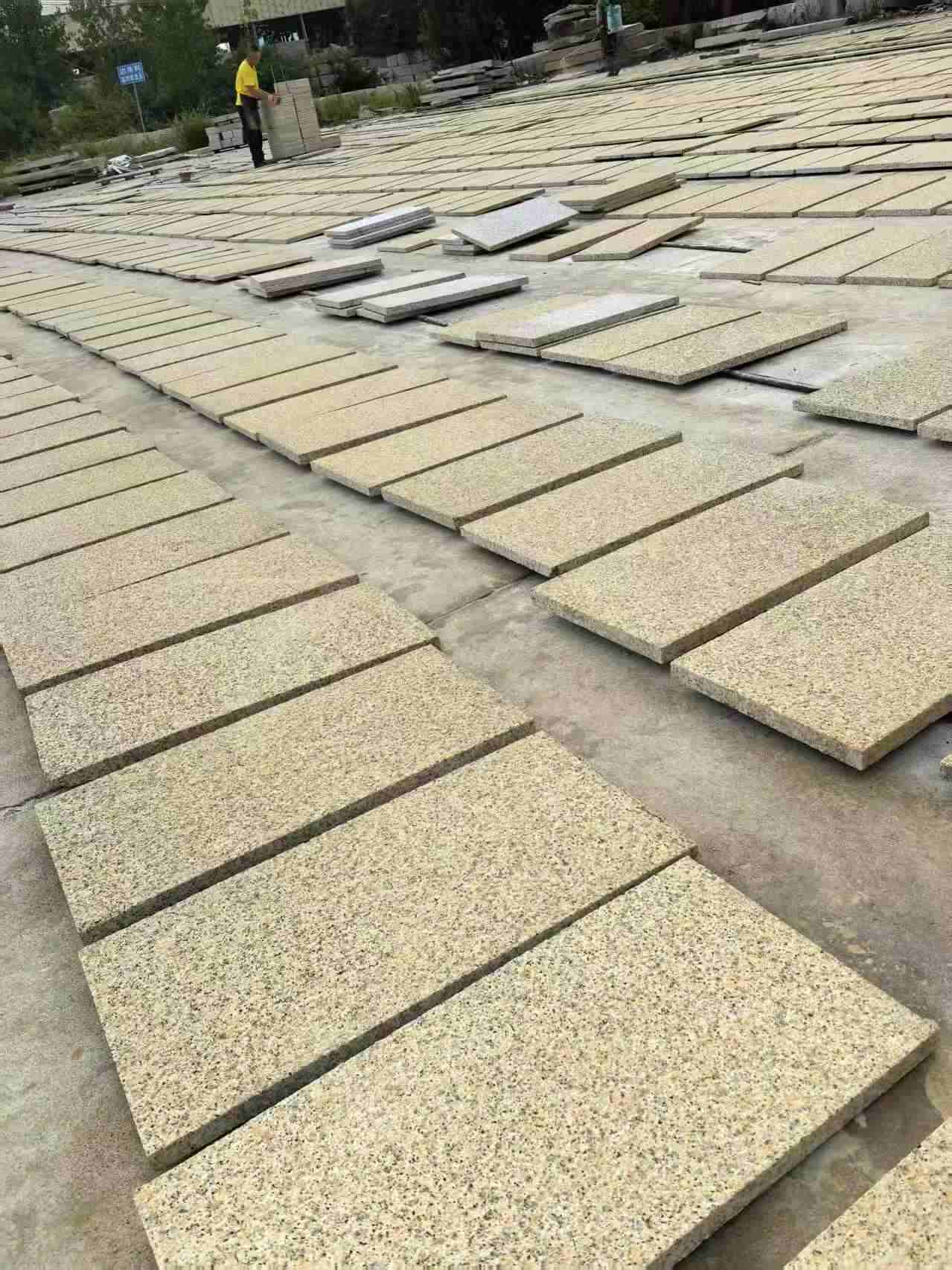 榆林 黄金麻荔枝地铺石面排板