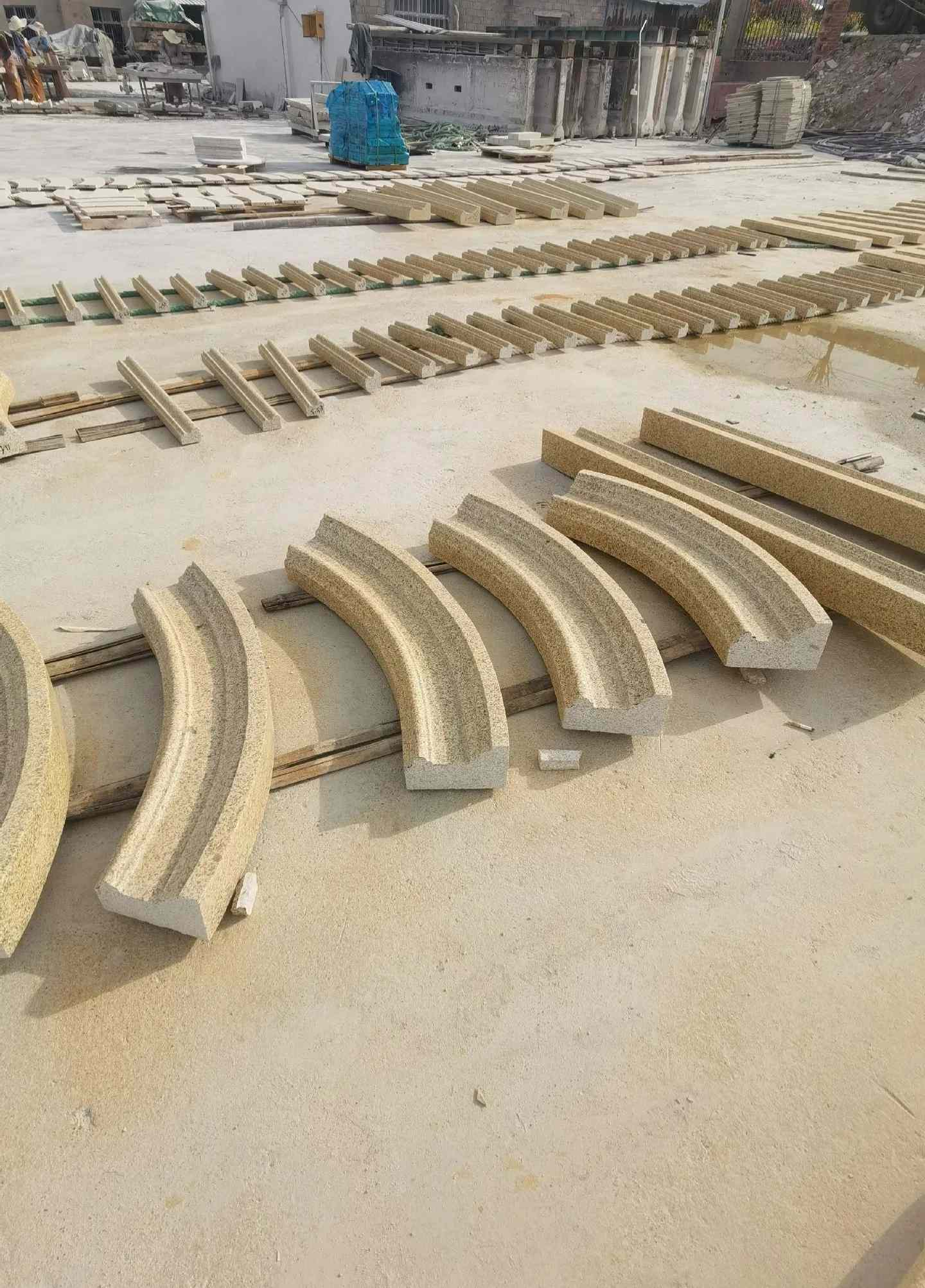 榆林 黄金麻花岗岩别墅线条