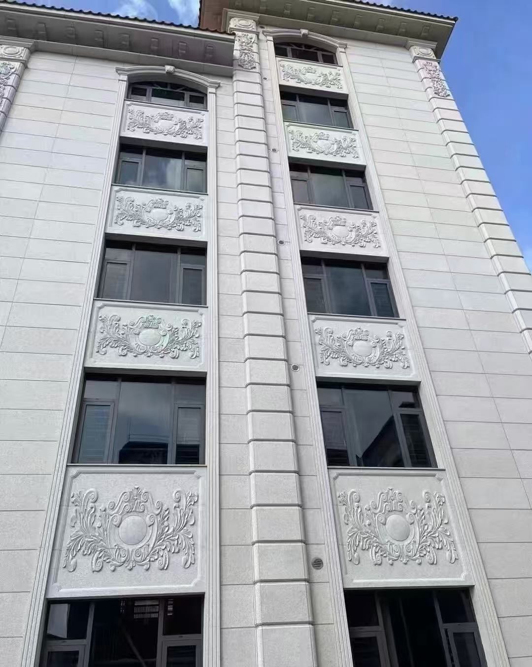 榆林 白麻荔枝面花岗岩别墅外墙干挂