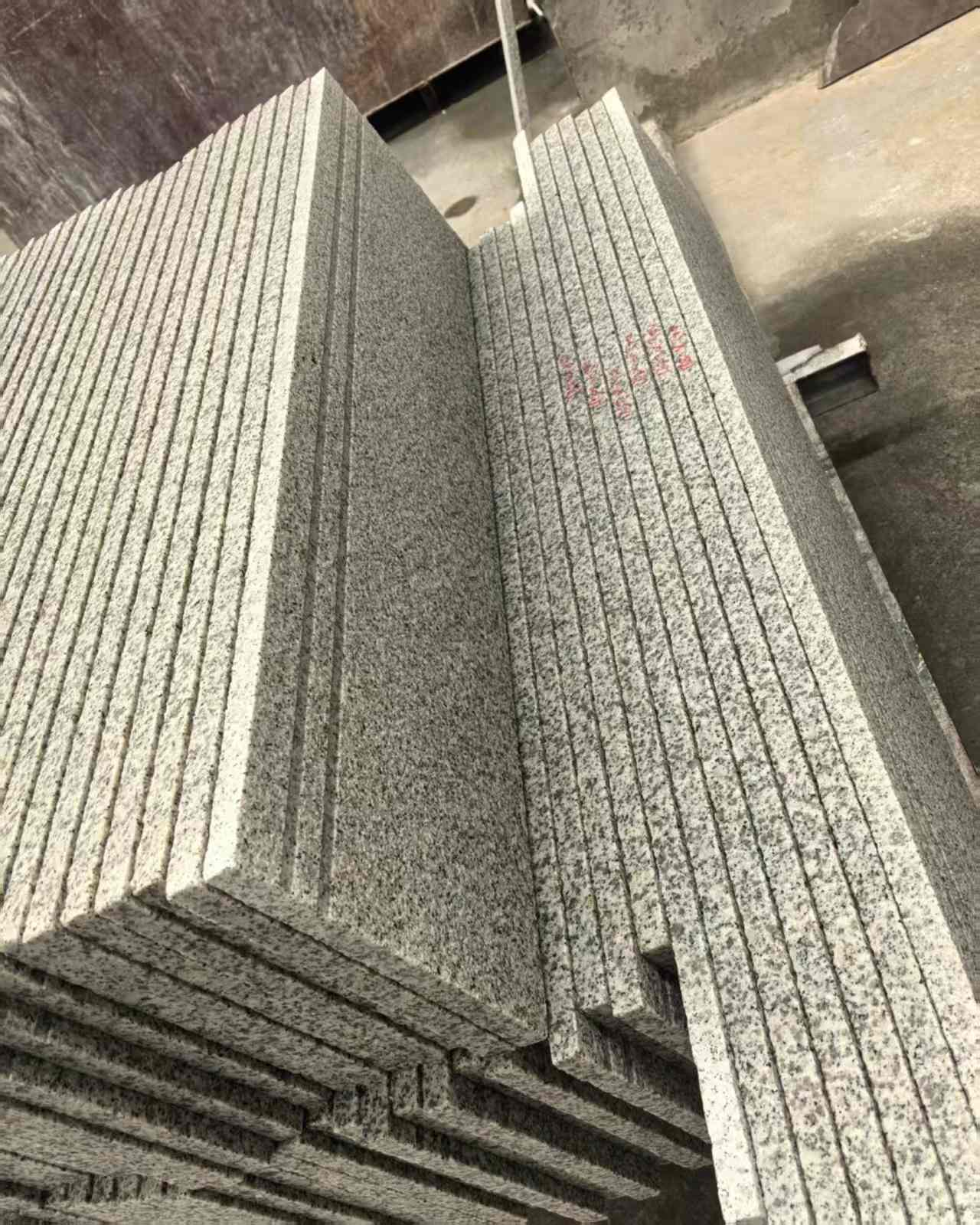 榆林 白麻荔枝面花岗岩楼梯踏步