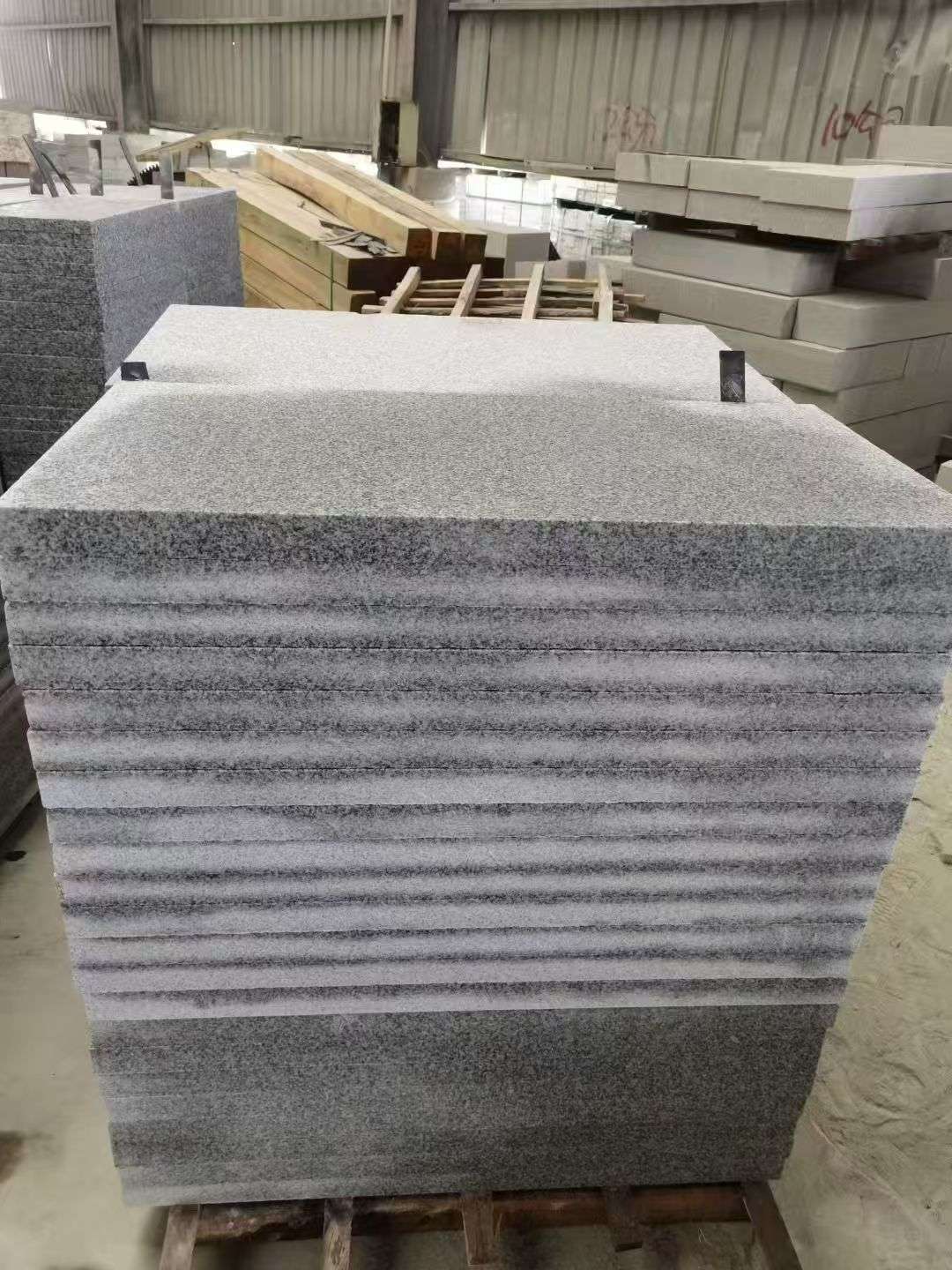 榆林 芝麻白5公分火烧地铺成品，900*400，规格可定制